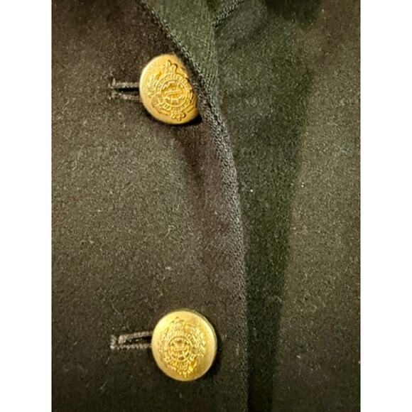 Pendleton Wool Blazer Size 4 Petite Black 100% Virgin Wool - Picture 6 of 8